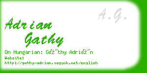 adrian gathy business card